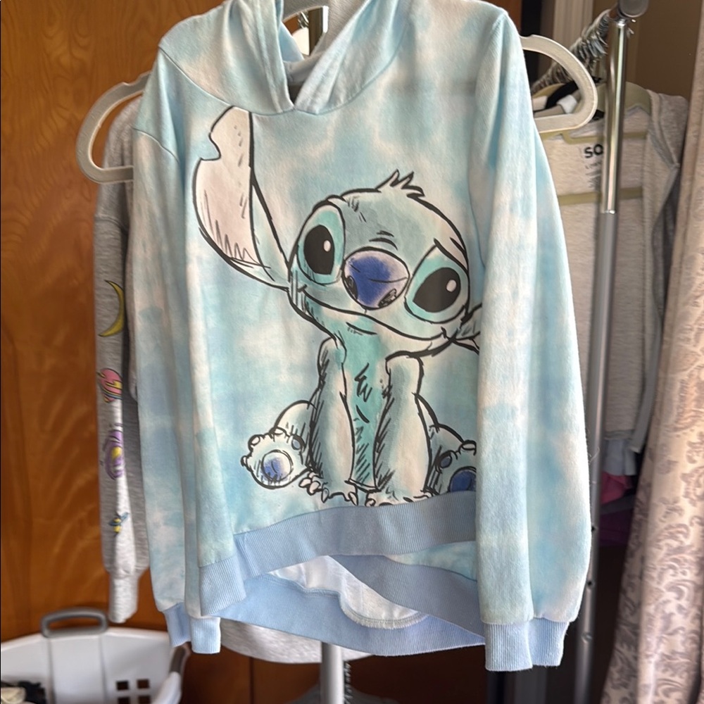 Disney Blue Stitch Sweatshirt Hoodie